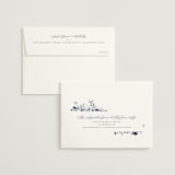 "Love Story" - Wedding Thank You Cards in Indigo by Leah Bisch - FREE Recipient Addressing