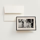 "Borough" - Wedding Thank You Cards in Tuxedo by Inkblot Design - Front