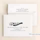 "Alabaster Florals" - Wedding Thank You Cards in Slate by Jennifer Wick - FREE Recipient Addressing