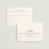 "Fashion District" - Wedding Thank You Cards in Black Tie by Jill Means - FREE Recipient Addressing