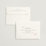 "Operatic" - Wedding Thank You Cards in Cream by Paper Raven Co. - FREE Recipient Addressing