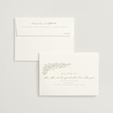 "Villa" - Wedding Thank You Cards in Leaf by Kristie Kern - FREE Recipient Addressing