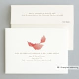"Fantasy Floral Bride" - Wedding Thank You Cards in Blush by Phrosné Barwood - FREE Recipient Addressing