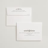 "Eternal Love" - Wedding Thank You Cards in Dark Chocolate by Laura Bolter - FREE Recipient Addressing