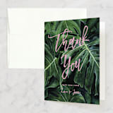 "Paradise" - Wedding Thank You Cards in Carnation by Elly - Front