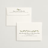 "Rustic Love" - Wedding Thank You Cards in Parchment by GeekInk Design - FREE Recipient Addressing