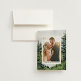 "Into the Woods" - Wedding Thank You Cards in Forest by Elly - Front