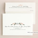 "Climbing Rose" - Wedding Thank You Cards in Leaf by Alethea and Ruth - FREE Recipient Addressing
