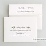 "Adorned Ampersand" - Wedding Thank You Cards in Cotton by Jennifer Postorino - FREE Recipient Addressing