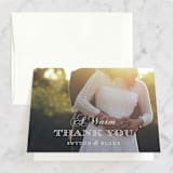 "Windy City" - Wedding Thank You Cards in Antique by Turner de Feria - Front