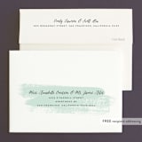 "Museum quality" - Wedding Thank You Cards in Teal by Jennifer Wick - FREE Recipient Addressing