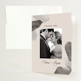 "love is strong" - Wedding Thank You Cards in Onyx by Aspacia Kusulas - Front