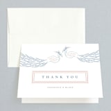 "cicogne" - Wedding Thank You Cards in Cornflower by chocomocacino - Front