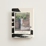 "Brushed Stripes" - Wedding Thank You Cards in Cream by Everett Paper Goods - Front