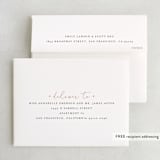 "Simply Perfect" - Wedding Thank You Cards in Blush by Brianne Larsen - FREE Recipient Addressing