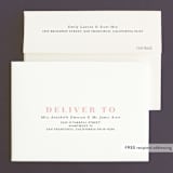 "over and over" - Wedding Thank You Cards in Soft Peach by Lea Delaveris - FREE Recipient Addressing