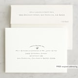 "Chalkboard Flora" - Wedding Thank You Cards in Chalkboard by Snow and Ivy - FREE Recipient Addressing