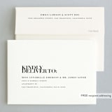 "The Minimalist" - Wedding Thank You Cards in Pearl by Kelly Schmidt - FREE Recipient Addressing