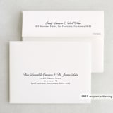 "Flawless" - Wedding Thank You Cards in Midnight by Kimberly FitzSimons - FREE Recipient Addressing