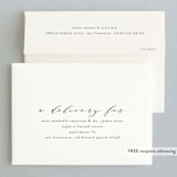"Simple Elegance" - Wedding Thank You Cards in Tuxedo by Phrosné Barwood - FREE Recipient Addressing