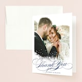 "Beachy" - Wedding Thank You Cards in Ocean by Rebecca Daublin - Front