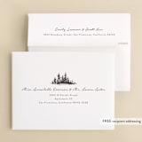 "Mountains" - Wedding Thank You Cards in Ivory by Anastasia Makarova - FREE Recipient Addressing