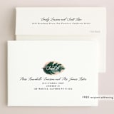 "Painterly Plant" - Wedding Thank You Cards in Midnight by Hooray Creative - FREE Recipient Addressing