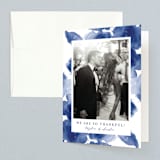 "Cornflower Wedding" - Wedding Thank You Cards in Periwinkle by Chris Griffith - Front