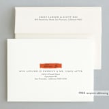 "Joyfully Ever After" - Wedding Thank You Cards in Tangerine by Faith Harlow - FREE Recipient Addressing