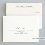 "Perspective" - Wedding Thank You Cards in Noir by Kimberly FitzSimons - FREE Recipient Addressing
