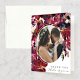 "Tidal Blooms" - Wedding Thank You Cards in Holly by Grace Kreinbrink - Front
