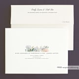 "Grande Botanique" - Wedding Thank You Cards in Mist by Bonjour Paper - FREE Recipient Addressing