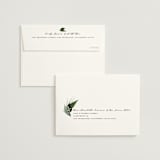 "Natures Greens" - Wedding Thank You Cards in Ivory by Susan Moyal - FREE Recipient Addressing