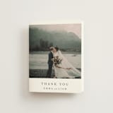 "A Thousand Years" - Wedding Thank You Cards in Classic White by Design Lotus - Front