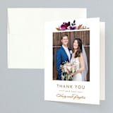 "Fall romance" - Wedding Thank You Cards in Jewelled by Creo Study - Front