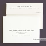 "Something Blue" - Wedding Thank You Cards in Aqua by Benita Crandall - FREE Recipient Addressing