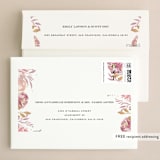 "Grand Bloom" - Wedding Thank You Cards in Mauve by Bonjour Paper - FREE Recipient Addressing