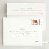 "Winterelle" - Wedding Thank You Cards in Cornflower by Petra Kern - FREE Recipient Addressing