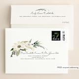"Botanical Ring" - Wedding Thank You Cards in Ivory by Susan Moyal - FREE Recipient Addressing