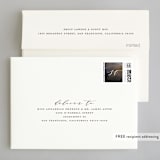 "Enchantment" - Wedding Thank You Cards in Smoke by iamtanya - FREE Recipient Addressing