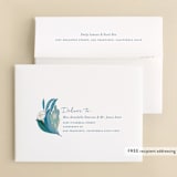 "Floral Burst" - Wedding Thank You Cards in Ocean by Morgan Ramberg - FREE Recipient Addressing