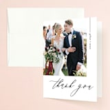 "Villa" - Wedding Thank You Cards in Pearl by Chryssi Tsoupanarias - Front