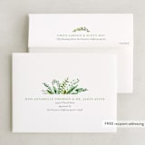 "Bright & Green" - Wedding Thank You Cards in Spring by Amanda Day - FREE Recipient Addressing