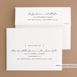"Eternal" - Wedding Thank You Cards in Ecru by Carly Reed Walker - FREE Recipient Addressing