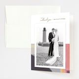 "Edgewater" - Wedding Thank You Cards in Sunset by Griffinbell Paper Co. - Front