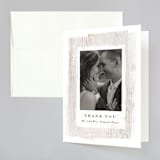 "Barnwood" - Wedding Thank You Cards in Ash by Hooray Creative - Front