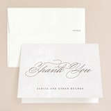 "Sonesta" - Wedding Thank You Cards in Mineral by Hooray Creative - Front