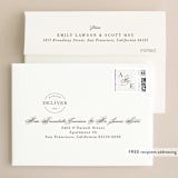 "Sonesta" - Wedding Thank You Cards in Mineral by Hooray Creative - FREE Recipient Addressing