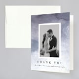 "Sea Splash" - Wedding Thank You Cards in Amethyst by Alethea and Ruth - Front