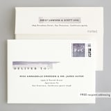 "Sea Splash" - Wedding Thank You Cards in Amethyst by Alethea and Ruth - FREE Recipient Addressing